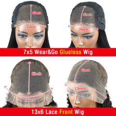 SHL Water Wave HD Lace Wig – 7×5 Glueless & 13×6 Frontal