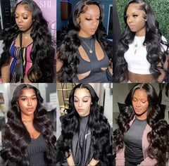 SHL Water Wave HD Lace Wig – 7×5 Glueless & 13×6 Frontal