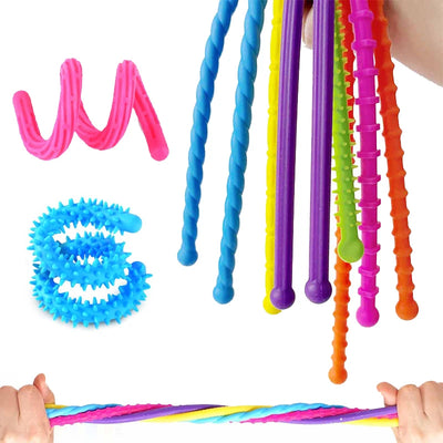 CalmNest™ Sensory Stretch Sticks – Anxiety Relief & Focus Toy Set