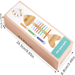 CalmNest™ Montessori Color Matching Game – Wooden Sensory Learning Toy